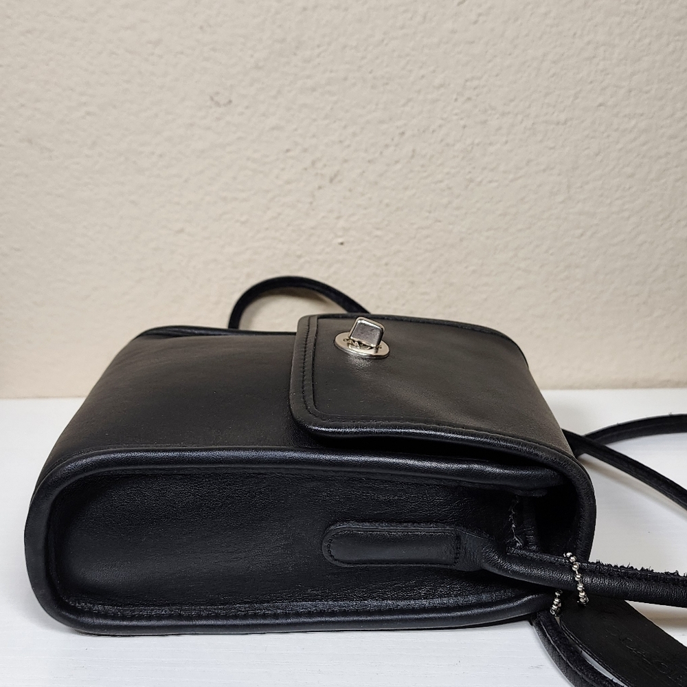 Vintage Coach Black/Nickel Scooter Bag #9893 - Picture 13 of 16